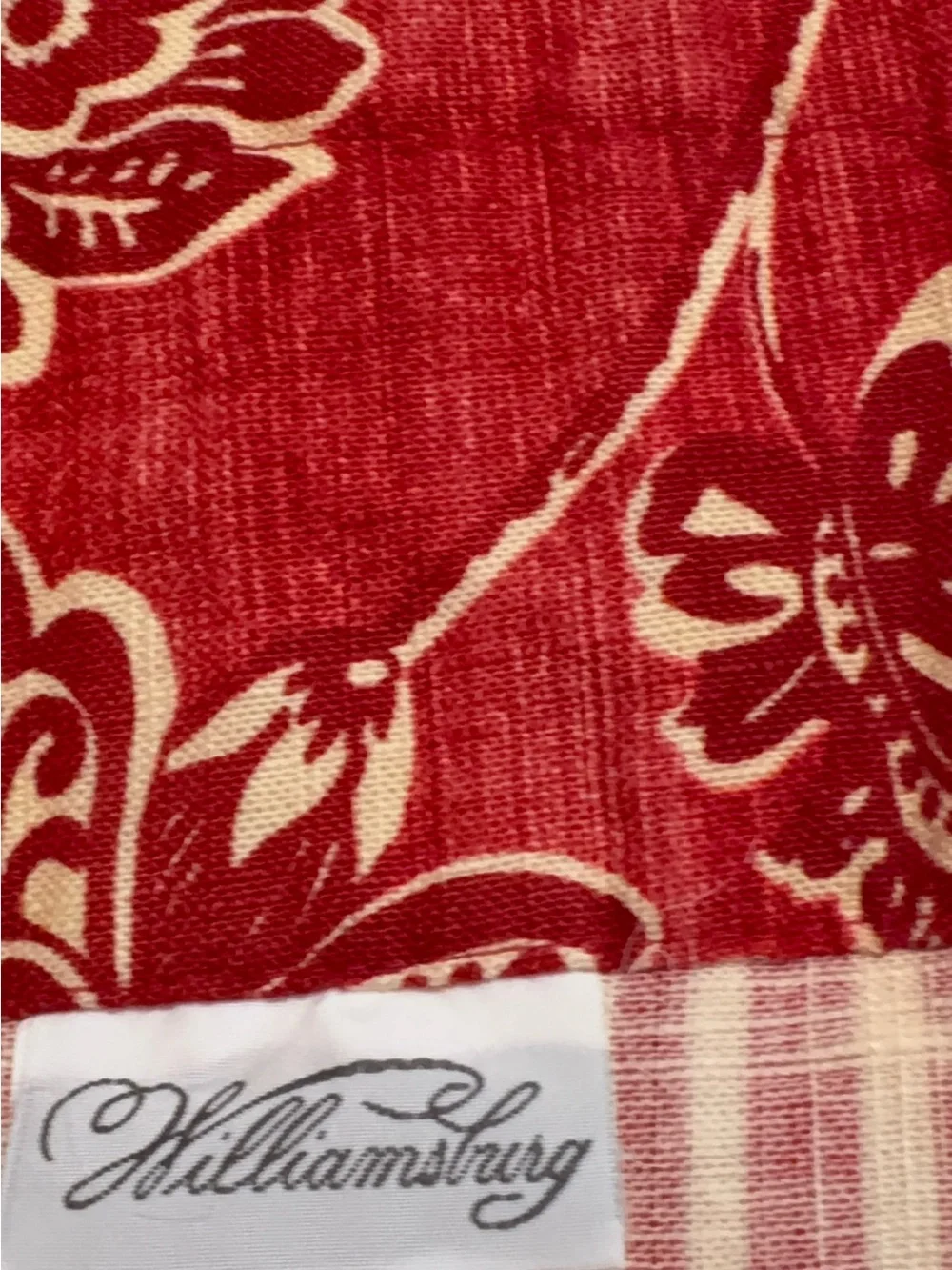 Set of 3 Williamsburg valances. Excellent condition